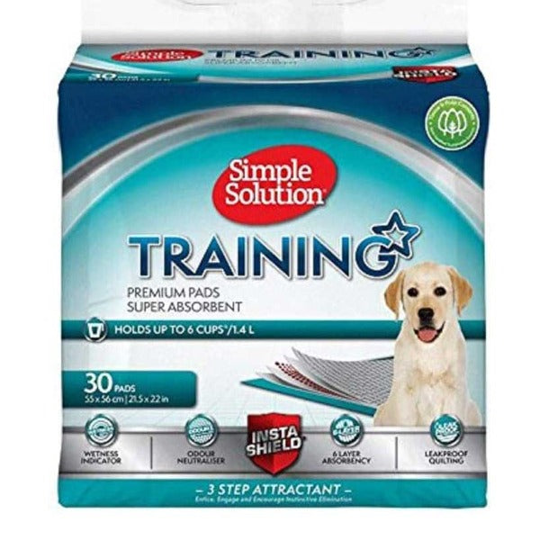 Simple Solution Puppy Training Pads  on www.dogsdogsdogs.co.uk