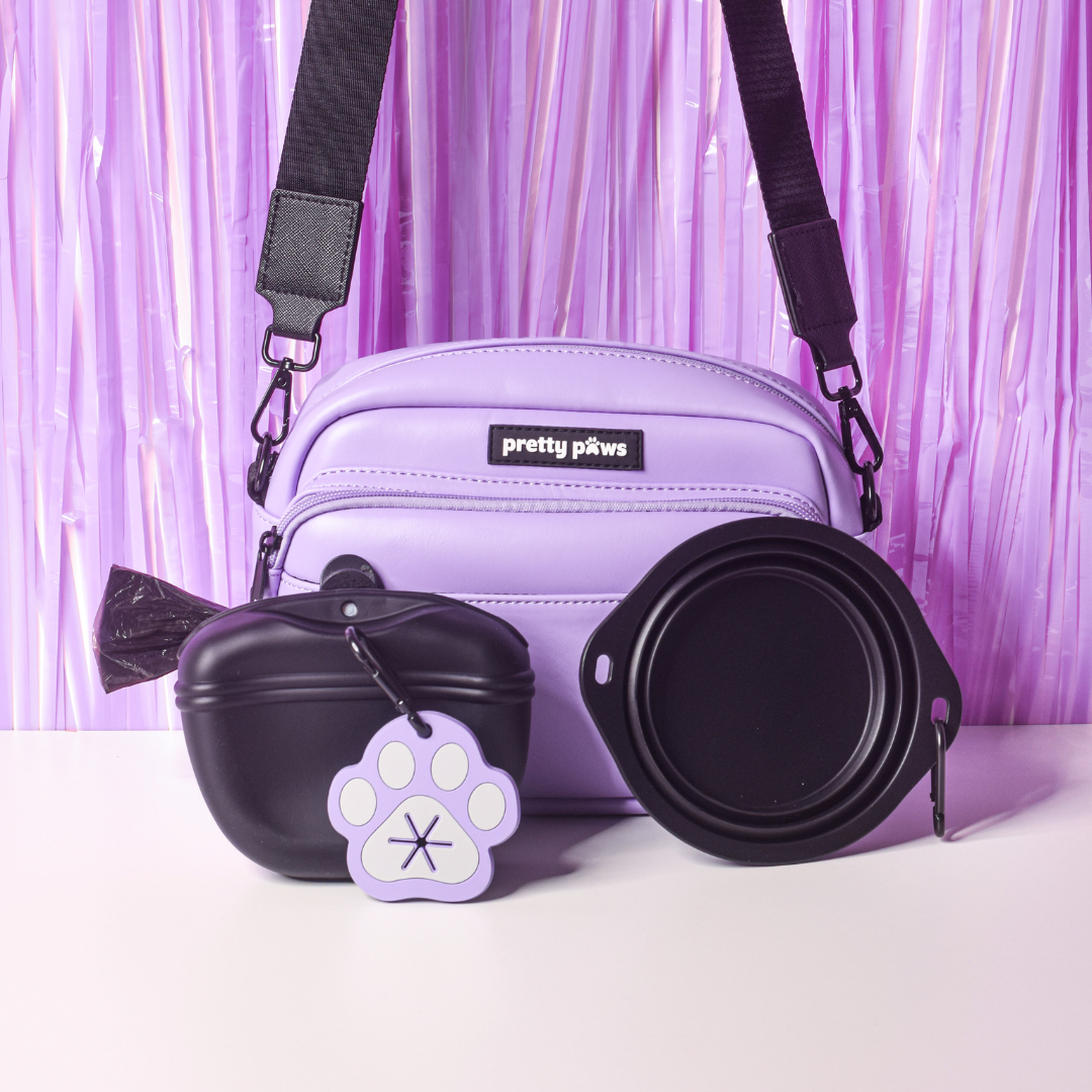 Pretty Paws All-In-One Dog Walking Bag Bundle | Everything You Need for Organised, Stress-Free Walks