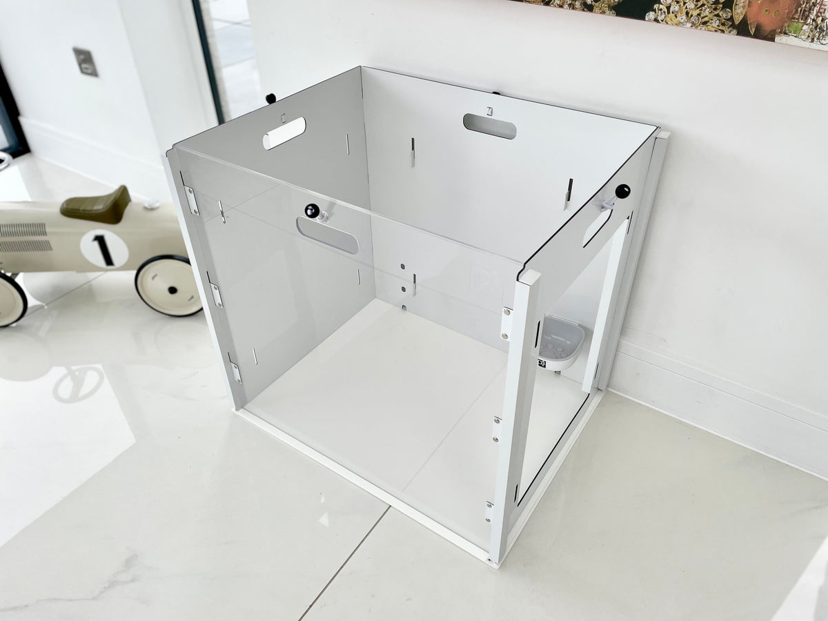 PetPen Transparent Crate | Stylish, Secure &amp; Pet-Friendly Crate Training Solution