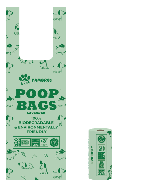 Biodegradable Scented Dog Poop Bags – Leak-Proof &amp; Lavender-Scented (150 Bags)