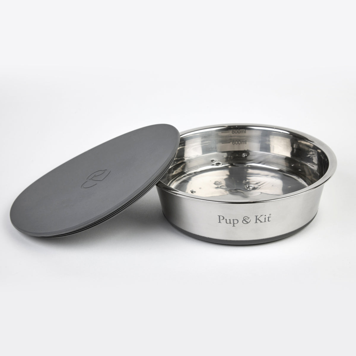 Lid-it® Pet Bowl with Stay-Fresh Lid | Airtight Stainless Steel Pet Bowl