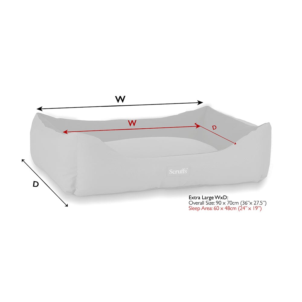 Expedition Box Bed - Atlantic Blue Dog Bed Scruffs 