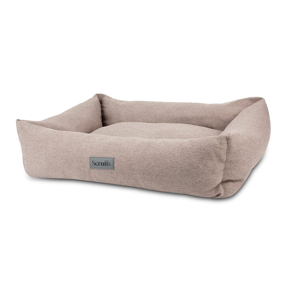 Seattle Box Bed - Stone Grey Dog Bed Scruffs® X-Large (90cm x 70cm/36&quot; x 27.5&quot;) 