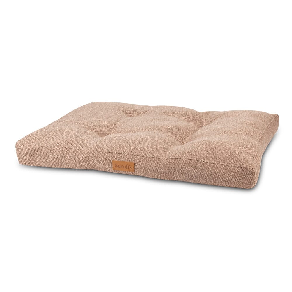Seattle Mattress - Sienna Brown Dog Bed Scruffs® Large (100cm x 70cm / 39&quot; x 27.5&quot;) 