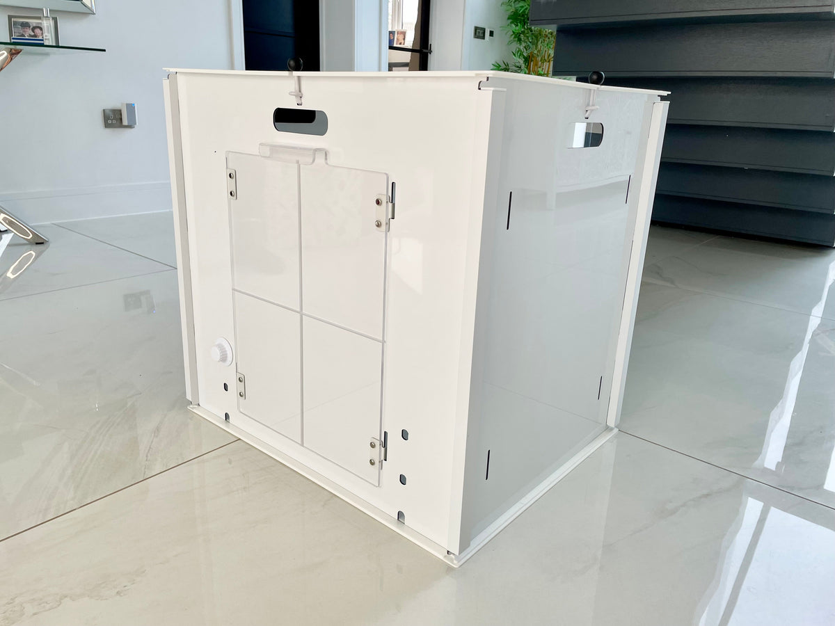 PetPen Transparent Crate | Stylish, Secure &amp; Pet-Friendly Crate Training Solution