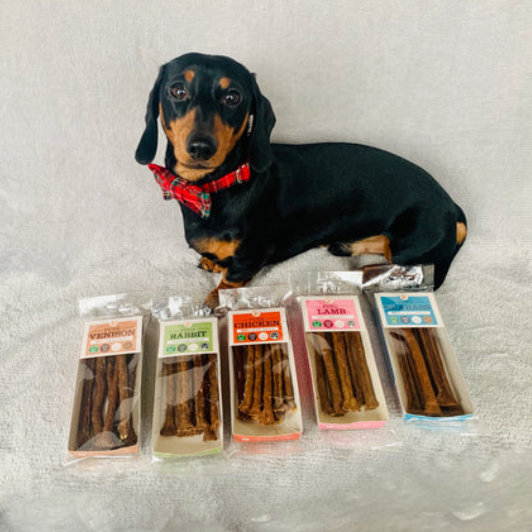 JR Pet Products Pure Meat Sticks Variety Pack | 100% Natural, Single Protein Dog Treats