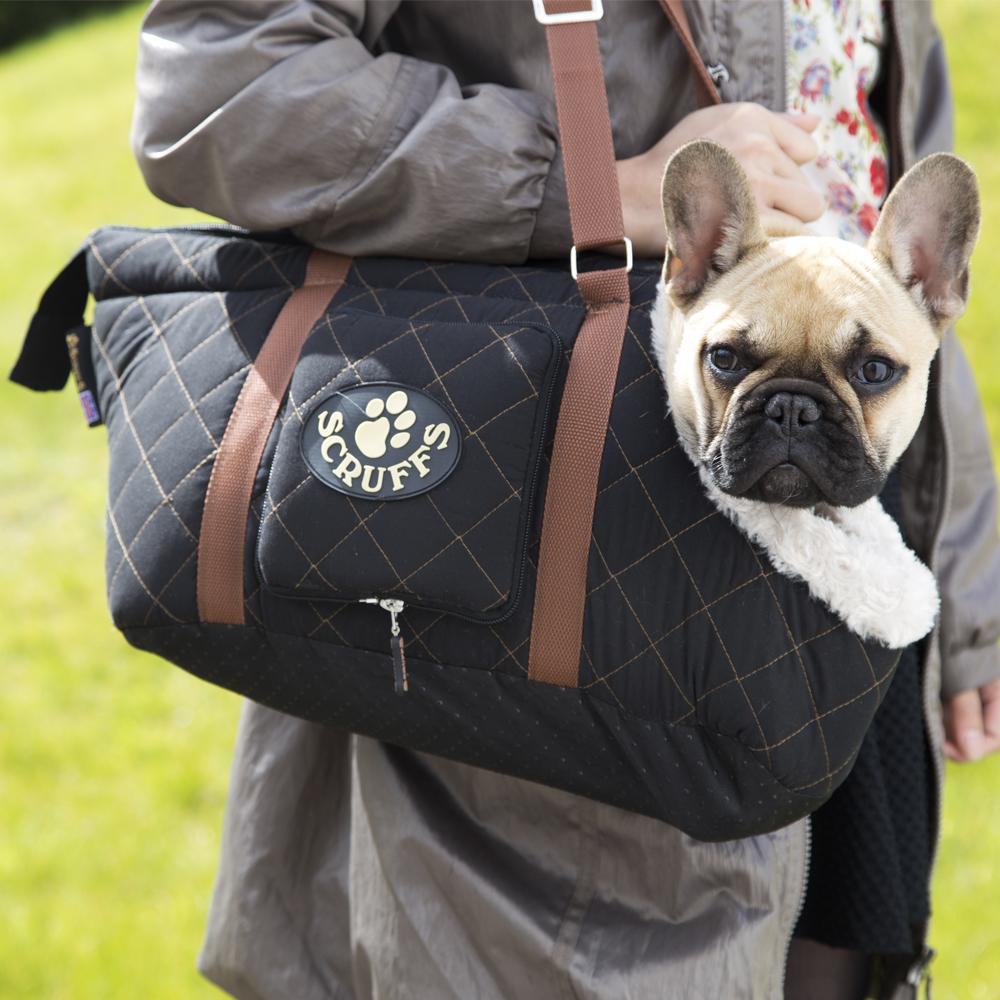 Wilton Pet/Dog Carrier - Black Dog Carrier by Scruffs® 