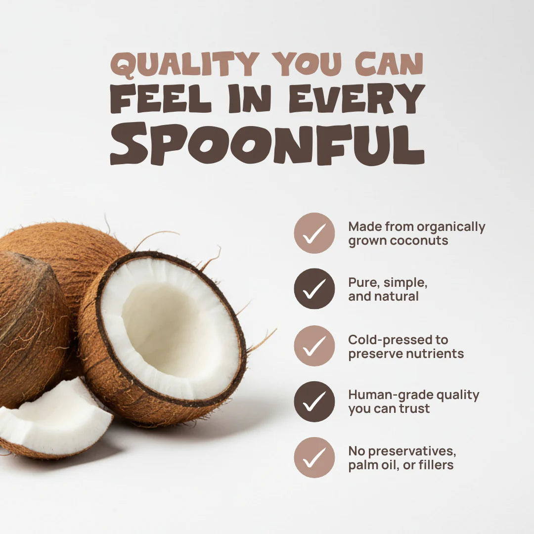 Coconut Oil for Dogs | 340g Organic Cold-Pressed Supplement