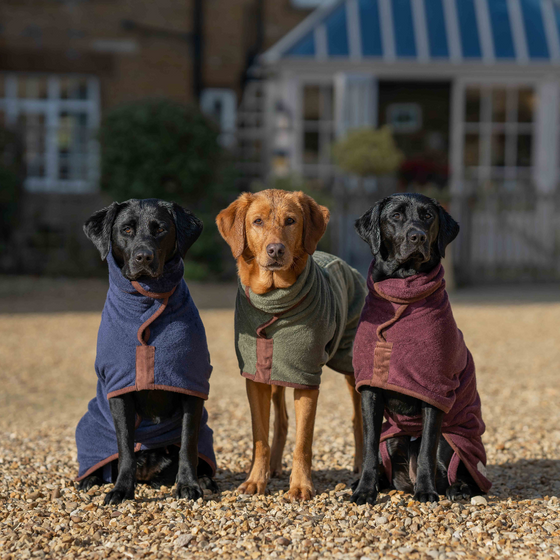 Ruff and Tumble Dog Drying Coats Keep Your Dog Warm Dry