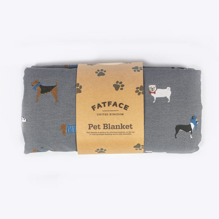 FatFace Marching Dogs Blanket