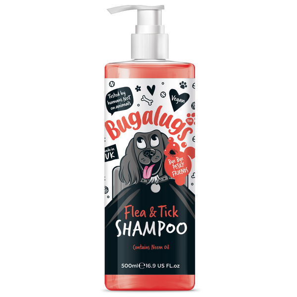 Bugalugs Dog Shampoo - Flea &amp; Tick 500ml