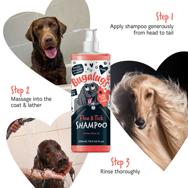 Bugalugs Dog Shampoo - Flea &amp; Tick 500ml