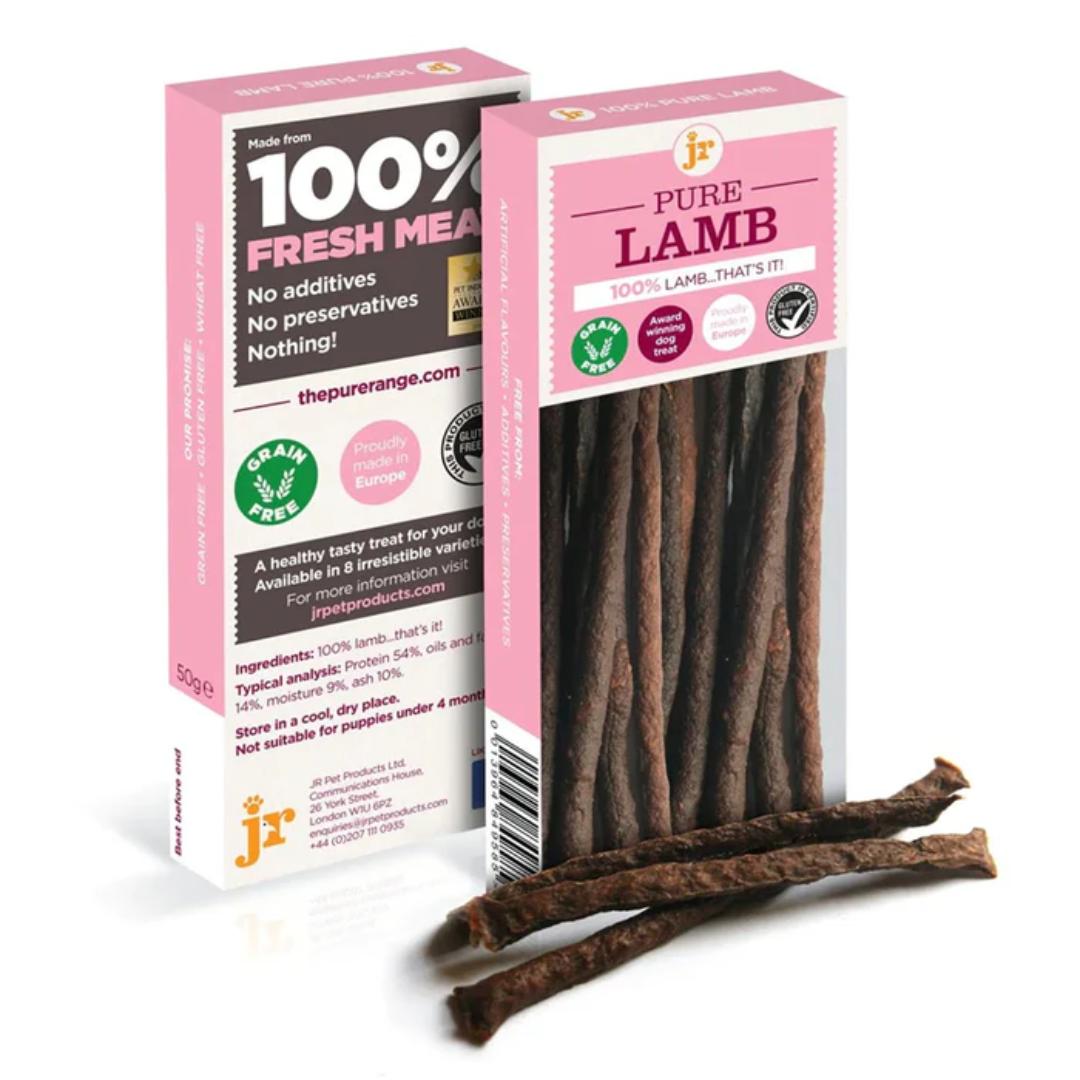 JR Pet Products Pure Meat Sticks – Single Flavour | 100% Natural, Grain-Free Dog Treats