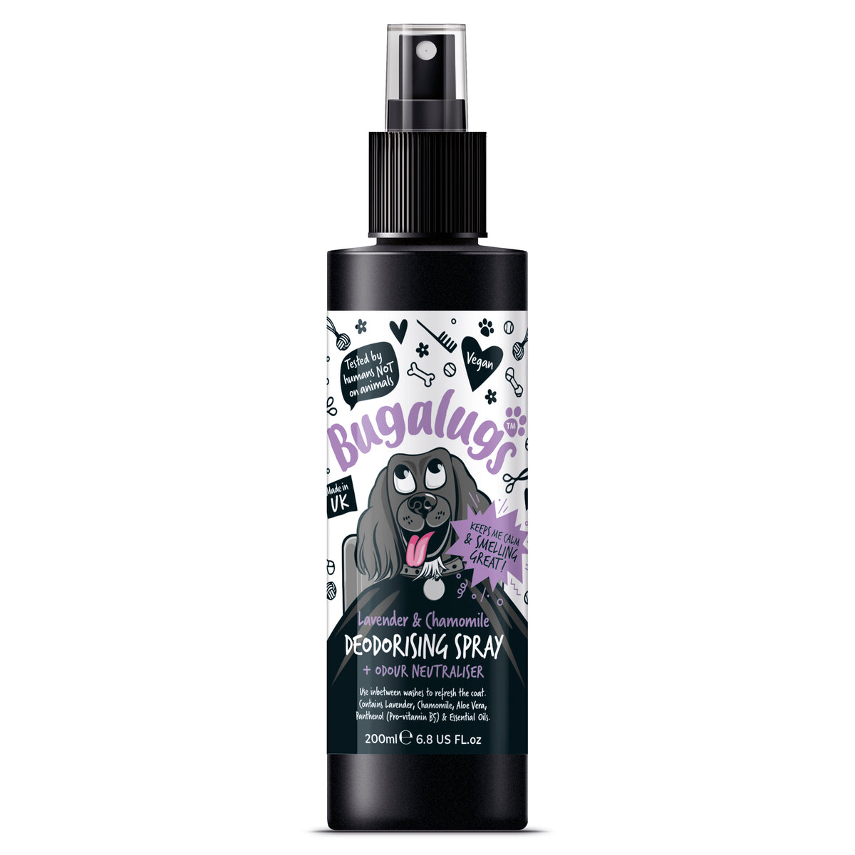 Bugalugs Dog Deodorising Spray - Lavender &amp; Chamomile