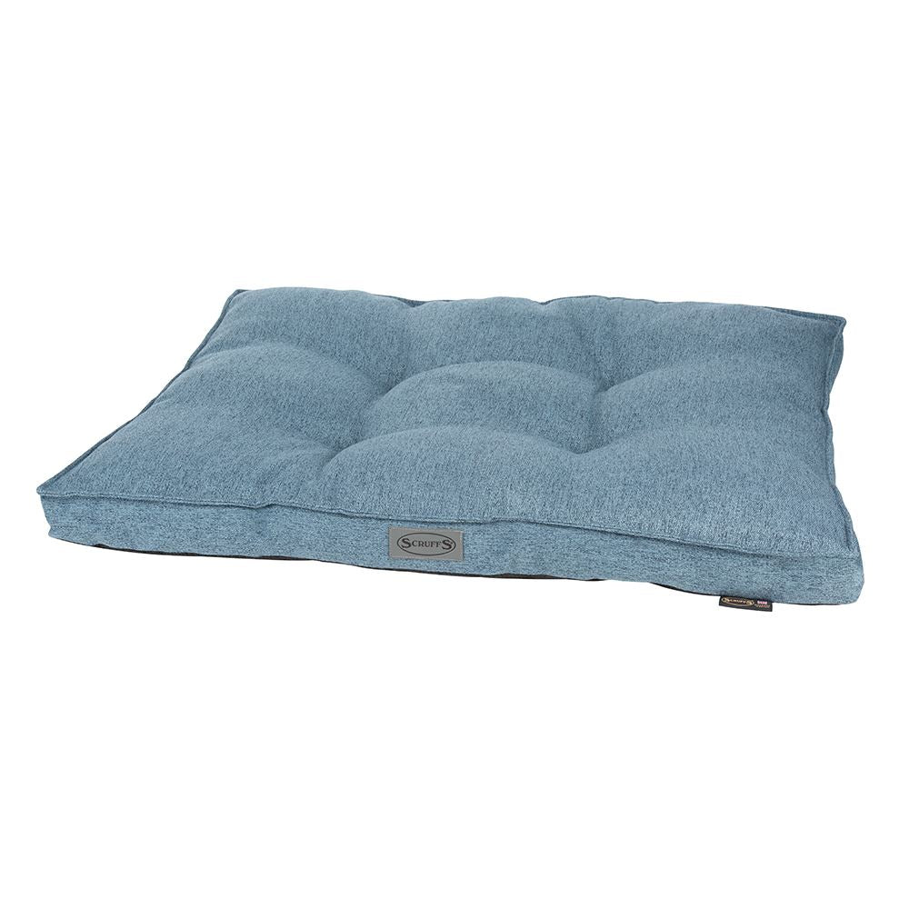 Manhattan Mattress - Denim Blue Dog Bed Scruffs® Large (100 x 70cm / 39&quot; x 27.5&quot;) 