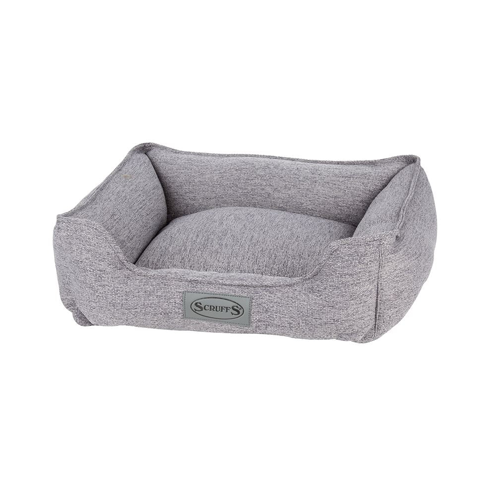 Manhattan Box Bed - Dark Grey Dog Bed Scruffs® Small (50 x 40cm / 19.5&quot; x 16&quot;) 
