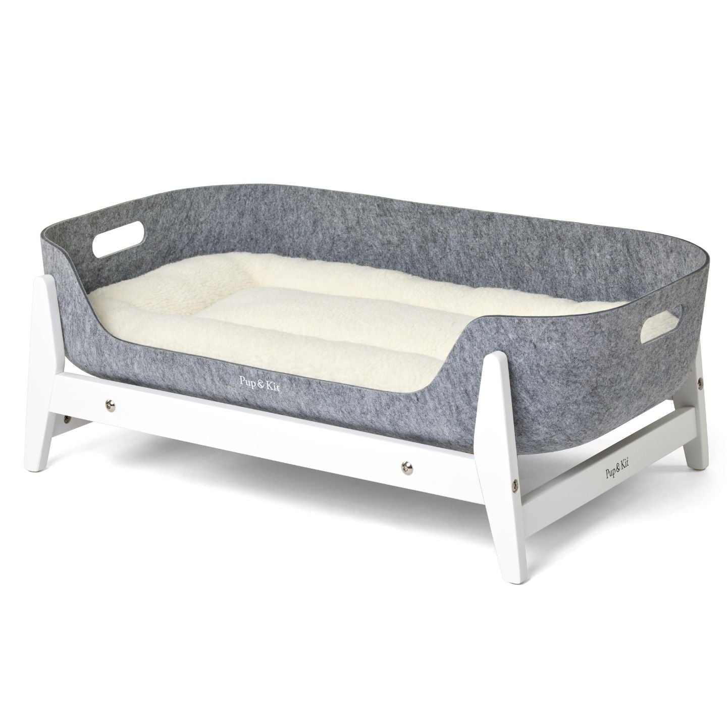 PetNest & Raised Stand White#mattress-colour_natural