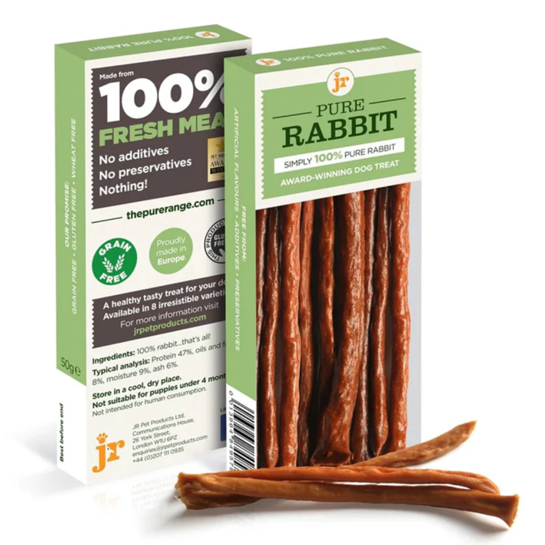 JR Pet Products Pure Meat Sticks – Single Flavour | 100% Natural, Grain-Free Dog Treats