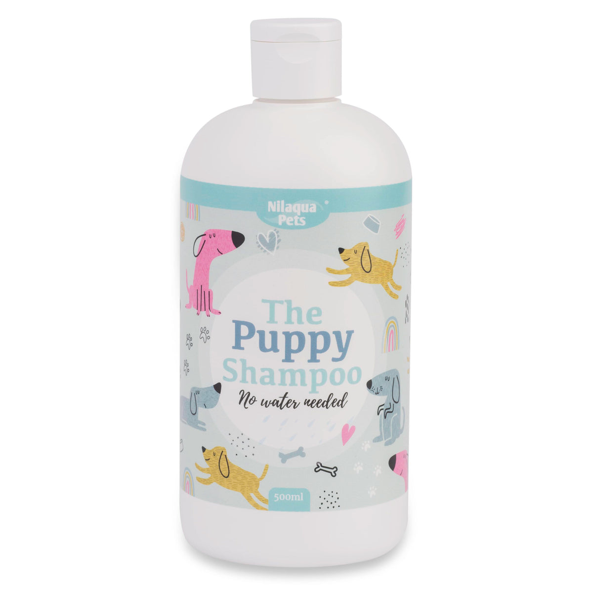 Nilaqua Pets The Puppy - No Water Shampoo (500ML) | Gentle, Waterless Puppy Shampoo
