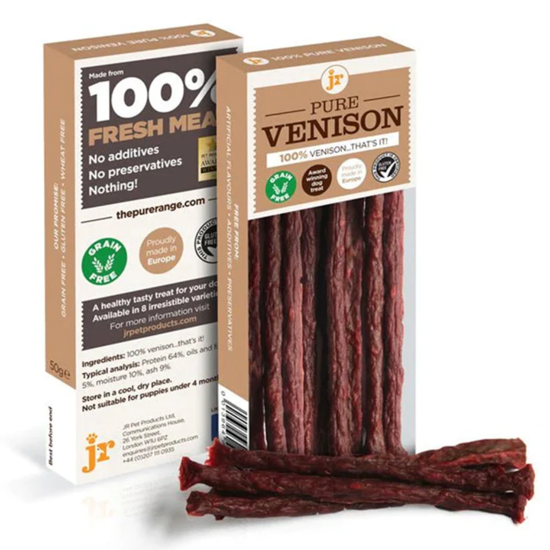 JR Pet Products Pure Meat Sticks – Single Flavour | 100% Natural, Grain-Free Dog Treats