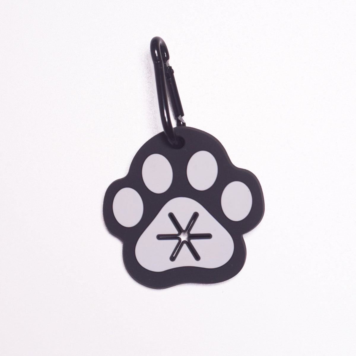 Pretty Paws Black Dog Poop Bag Holder | Hands-Free Carry for Used Bags