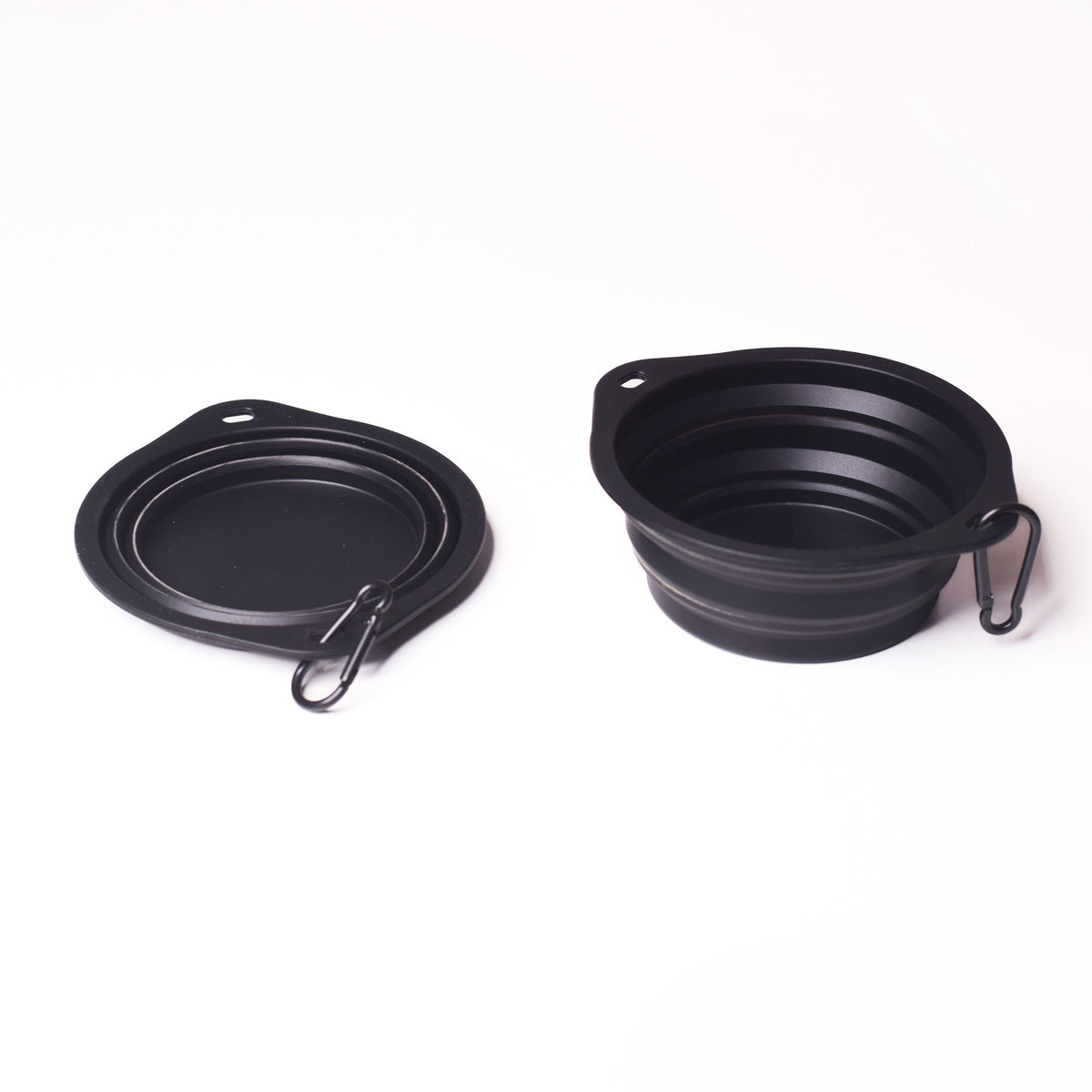 Pretty Paws Black Collapsible Water Bowl | Compact &amp; Convenient Hydration for Dogs