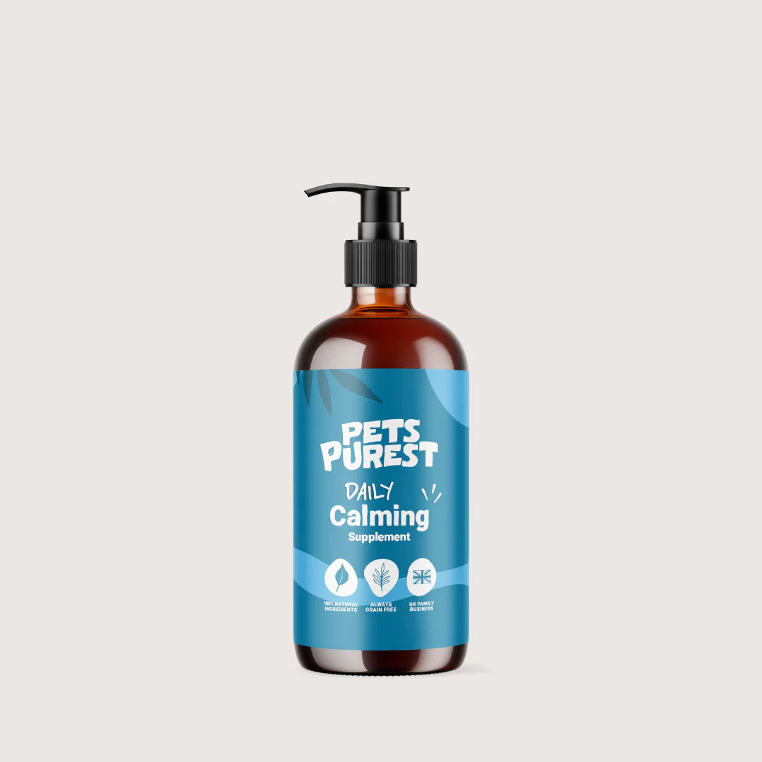 Calming Salmon Oil for Dogs &amp; Cats | 300ml Natural Anxiety &amp; Stress Relief