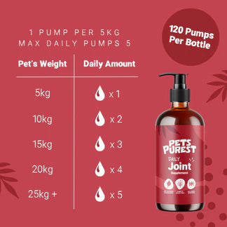 Daily Joint Salmon Oil for Dogs &amp; Cats | 300ml Advanced Mobility Supplement