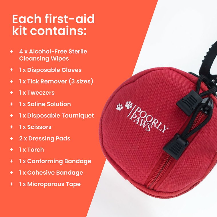 Dog First Aid Kit &amp; Refill