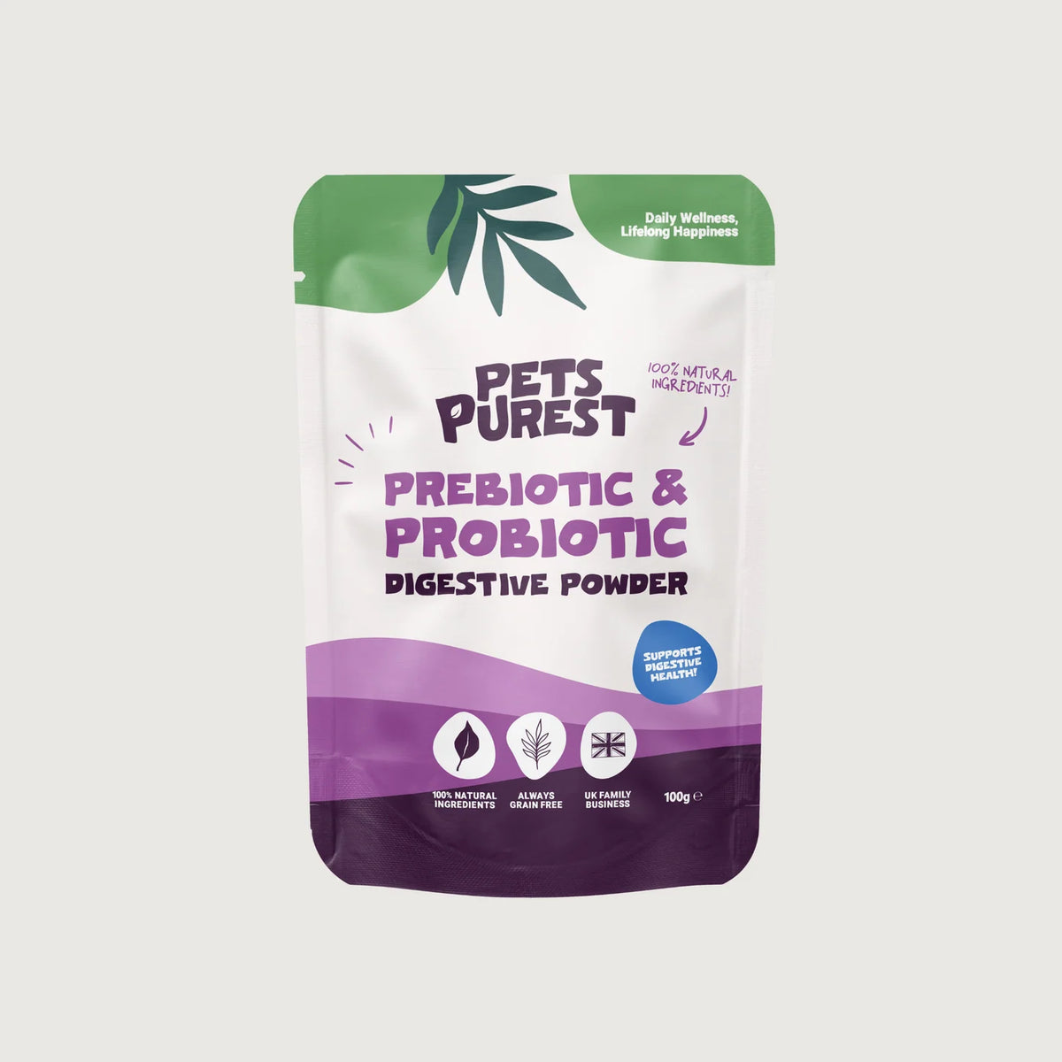 Pre &amp; Probiotic Powder for Dogs &amp; Cats | Natural Gut Health Supplement