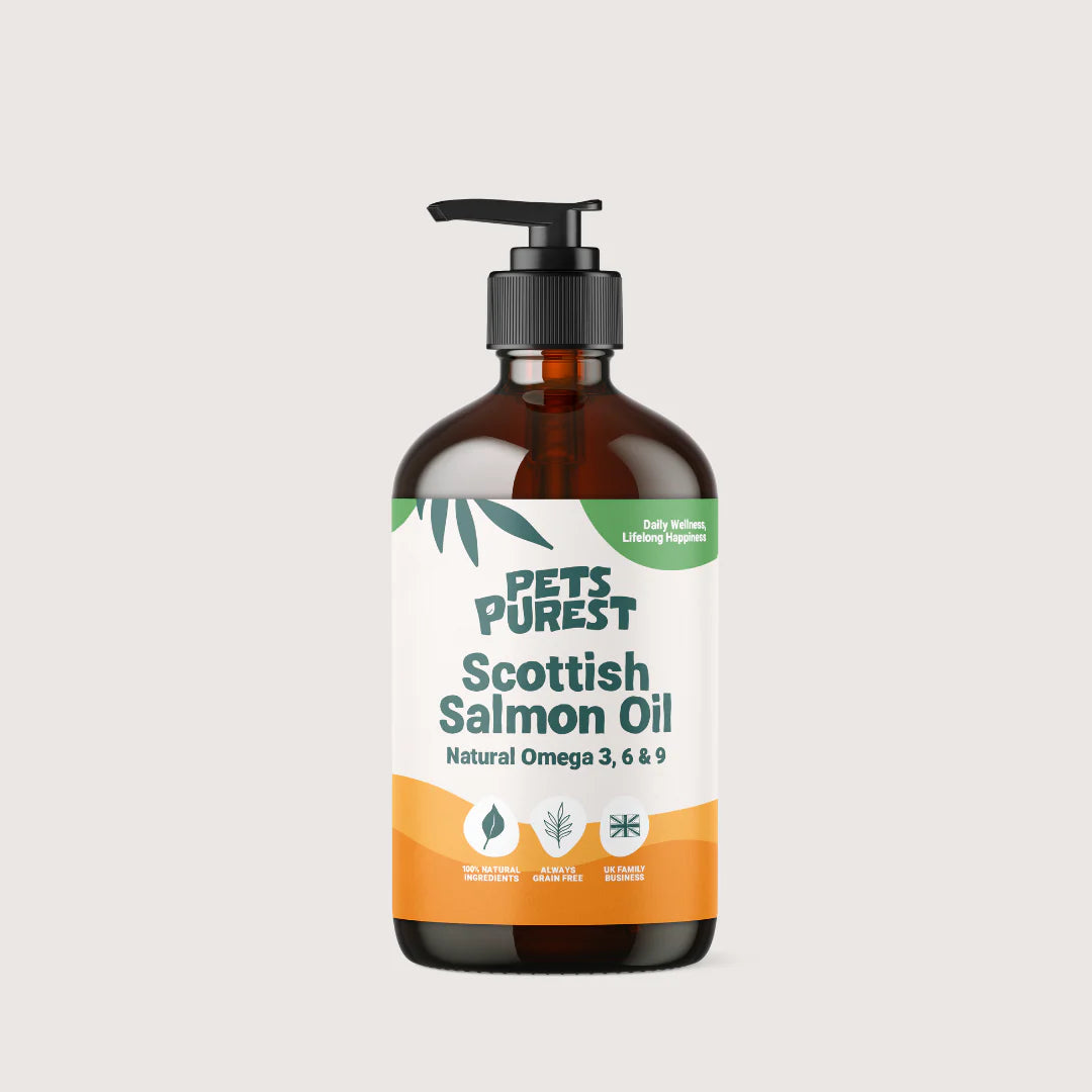 Natural Scottish Salmon Oil for Dogs &amp; Cats | 300ml Premium Omega Supplement