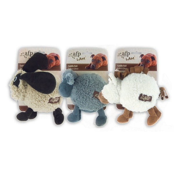 All For Paws Lamb Cuddle Ball Bouncer Toy