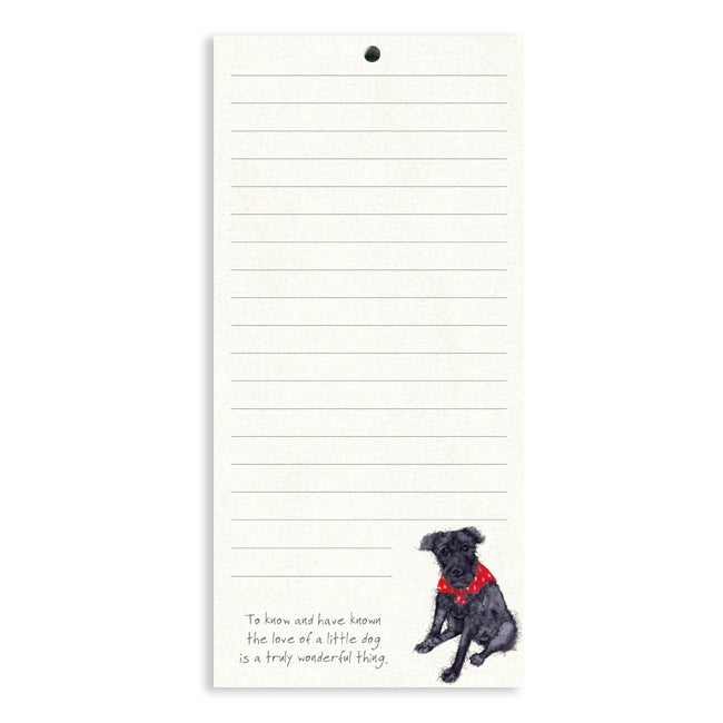 Magnetic Notepad - Little Dog Design ACMP01 on www.dogsdogsdogs.co.uk