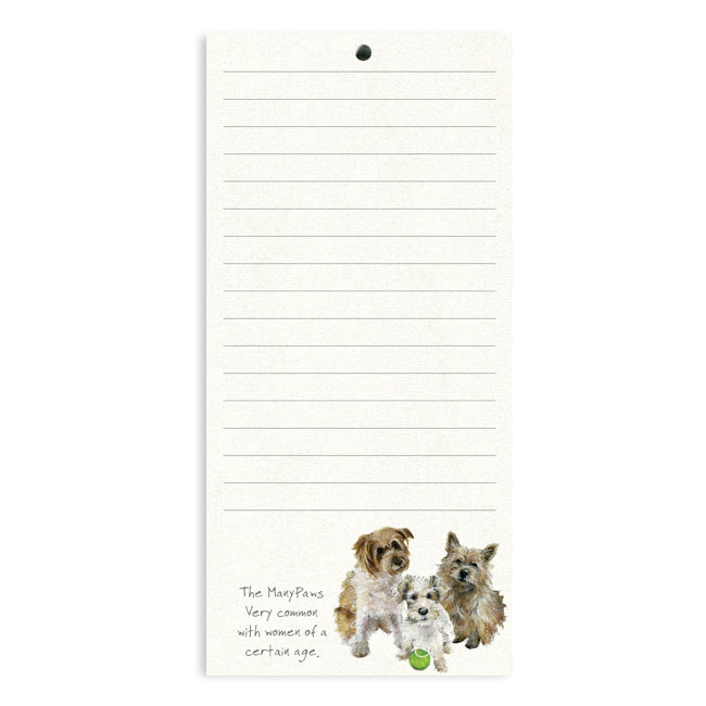 Magnetic Notepad - ManyPaws Design ACMP06 on www.dogsdogsdogs.co.uk