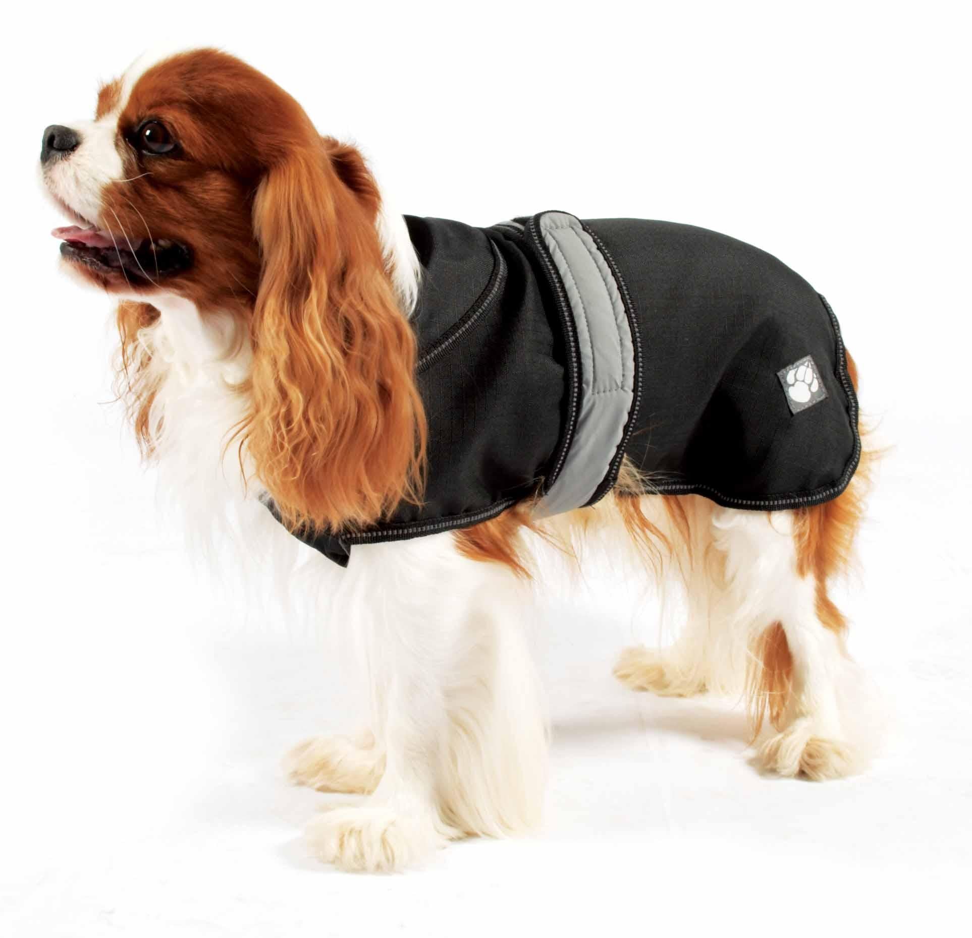 Danish Design 2 in 1 Dog Coat in Black DC25BLK on www.dogsdogsdogs.co.uk