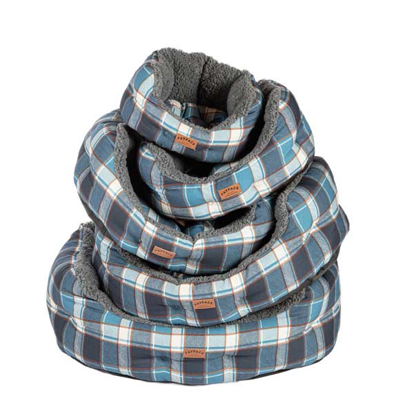 FatFace Check Fleece Deluxe Slumber Bed at £29.99