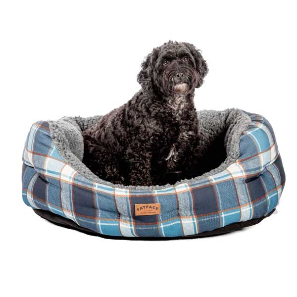 FatFace Check Fleece Deluxe Slumber Bed at £29.99