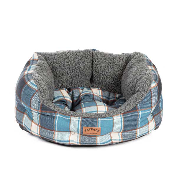 FatFace Check Fleece Deluxe Slumber Bed at £29.99