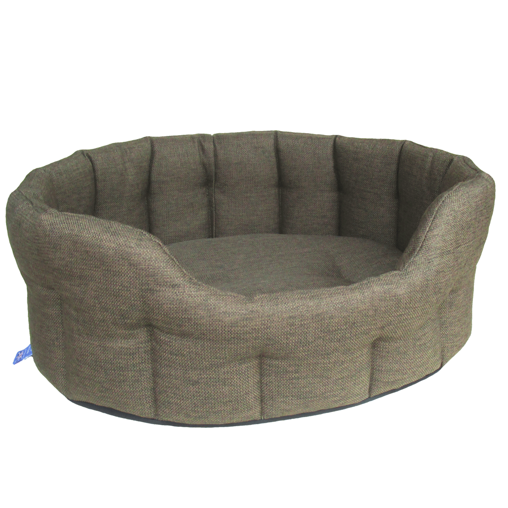 Pets and Leisure Luxury Heavy Duty Basketweave Oval Bed PSOFT3BWCT on www.dogsdogsdogs.co.uk