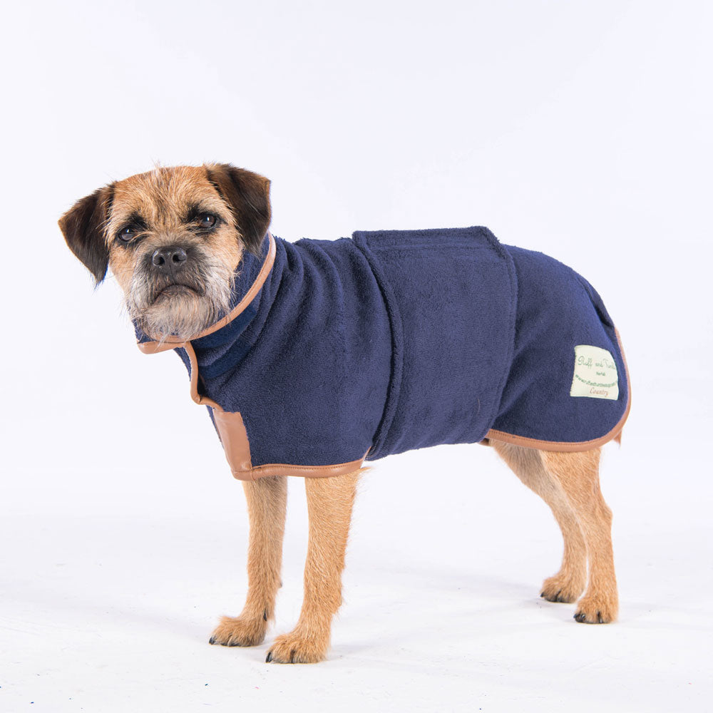 Ruff & Tumble Country Collection Drying Coat CCXSBU on www.dogsdogsdogs.co.uk