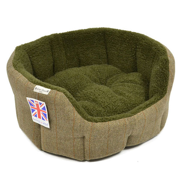 Earthbound Luxury Tweed Dog Bed