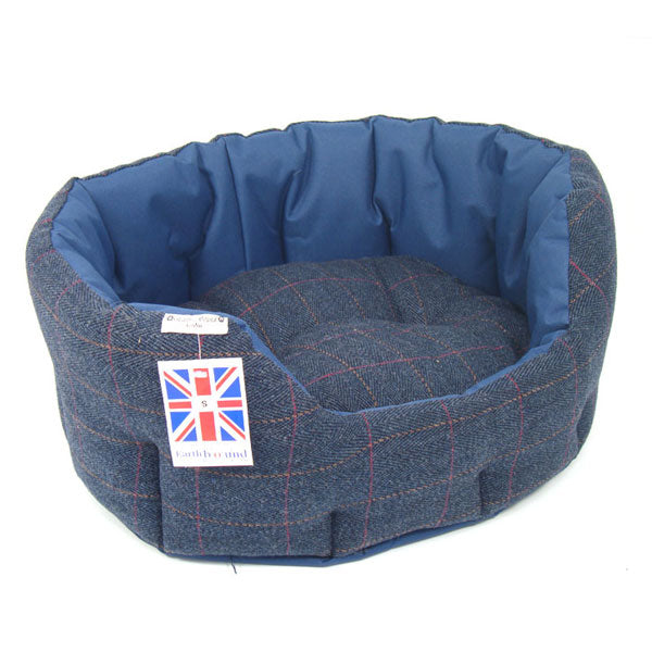 Earthbound Luxury Tweed & Waterproof Dog Bed