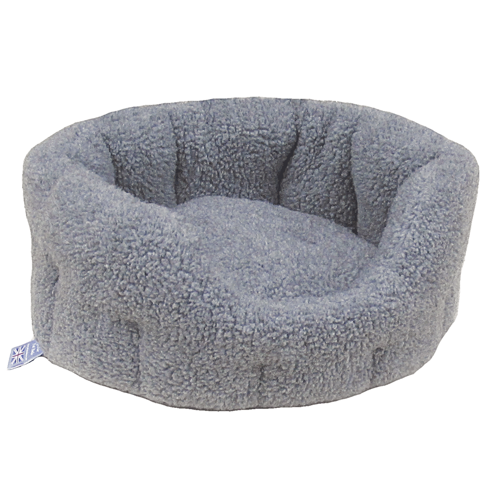Pets & Leisure Premium Drop Fronted Sherpa Fleece Snuggle Bed FSOFT3NG on www.dogsdogsdogs.co.uk