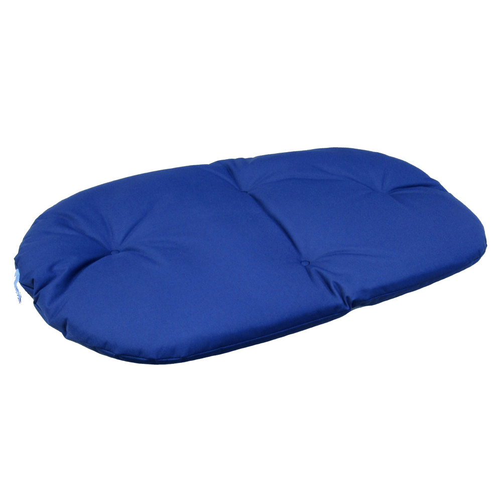 Country Dog Heavy Duty Waterproof Oval Cushion OWCSBL on www.dogsdogsdogs.co.uk