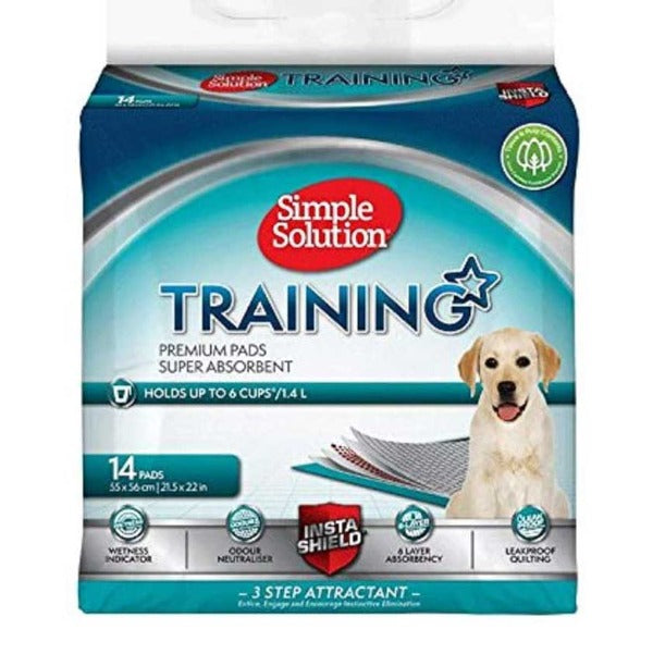 Simple Solution Puppy Training Pads  on www.dogsdogsdogs.co.uk