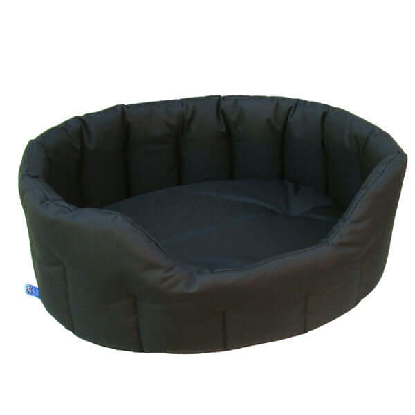 Country Dog Heavy Duty Oval Waterproof Bed wsoft4bk on www.dogsdogsdogs.co.uk